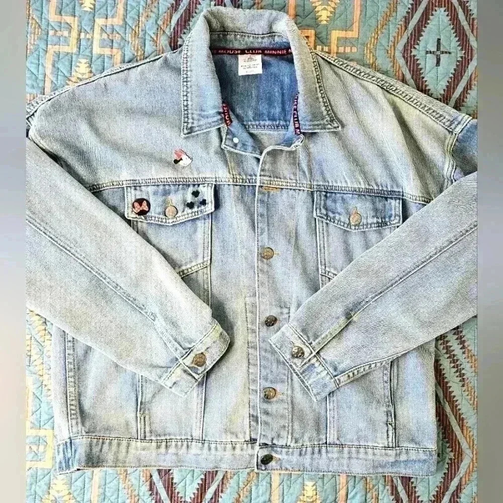 Vintage Disney Minni mouse club denim‎ jacket